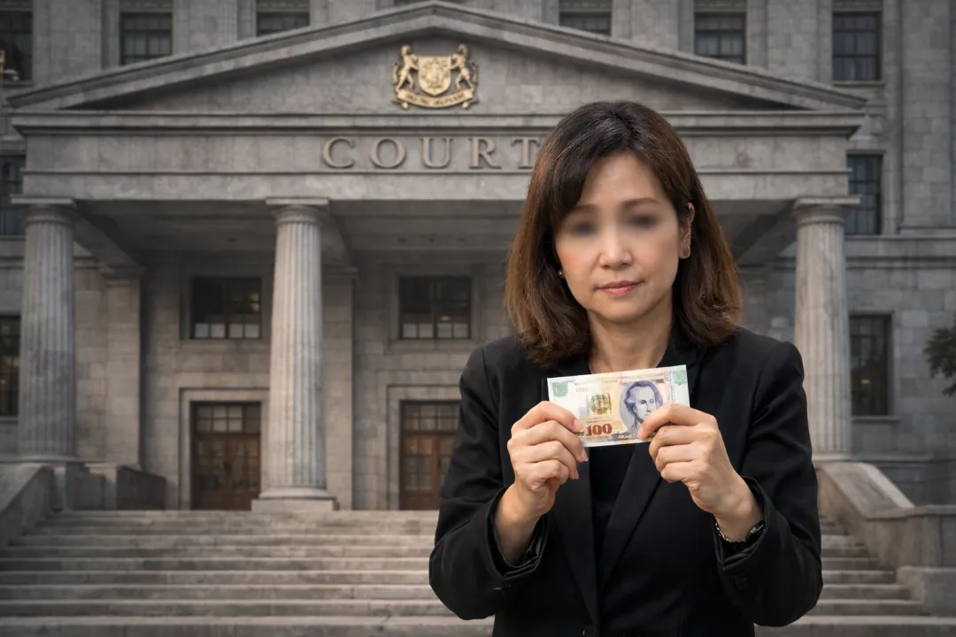 新加坡女房产中介出事了!多收100,被判罚5000新币