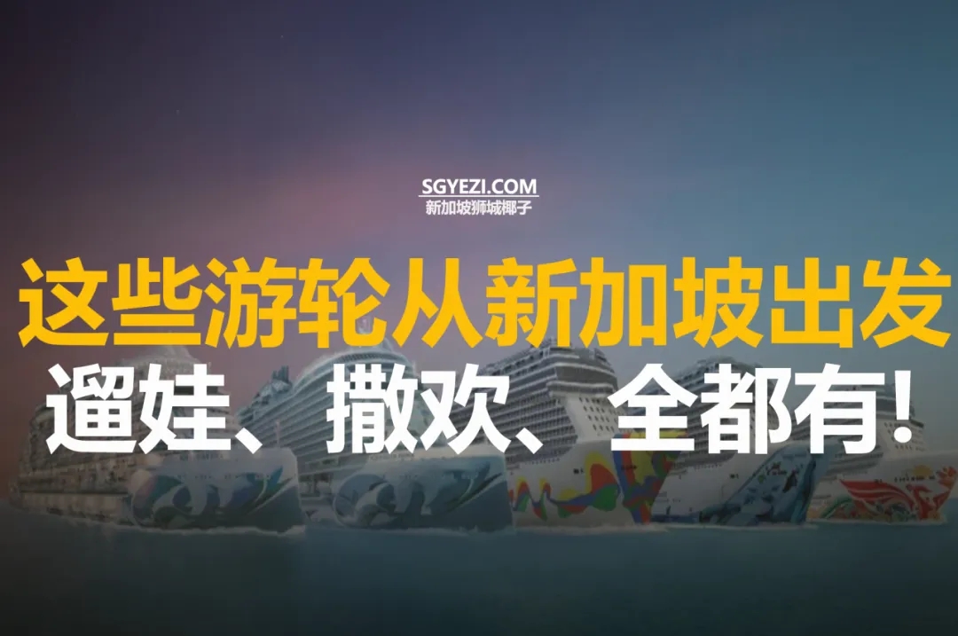 2026年新加坡出发的12条游轮航线