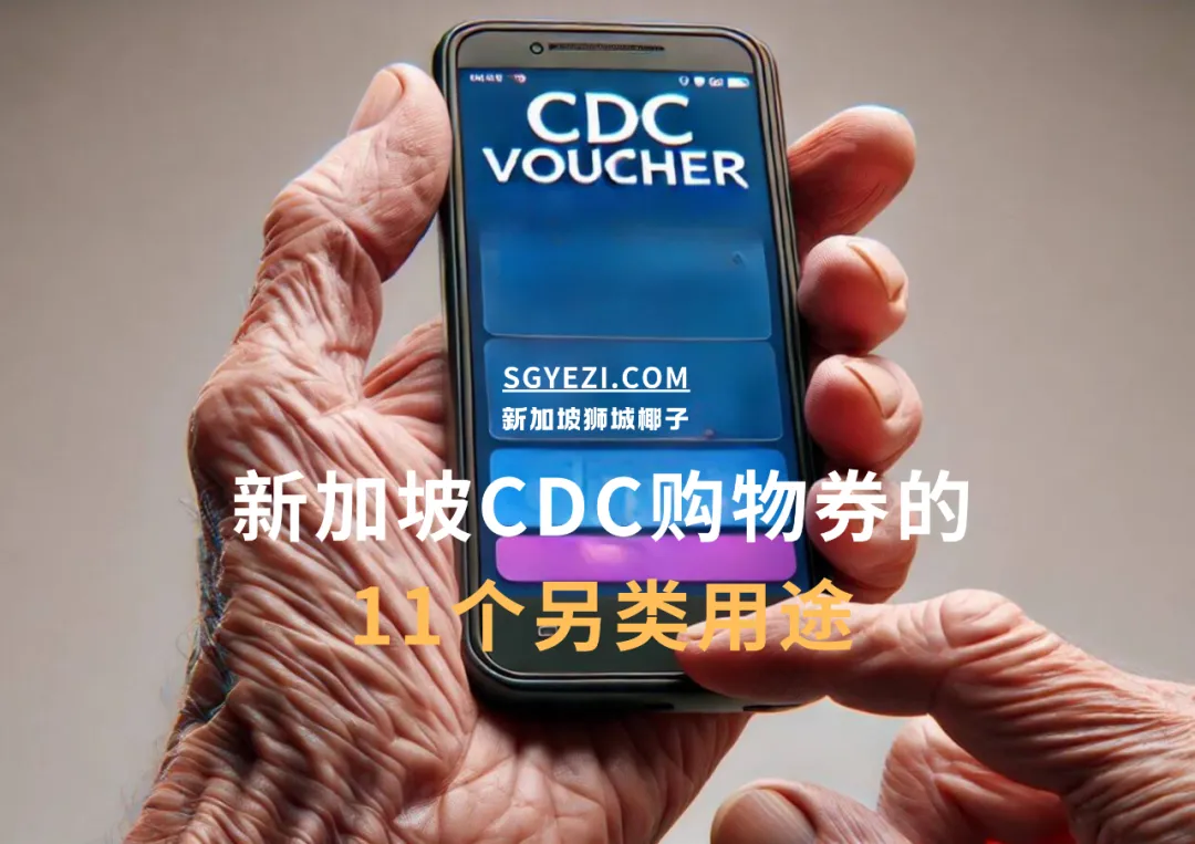 新加坡CDC购物券11种另类用途