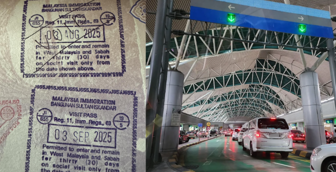 新加坡网友哭诉：入境章盖错一个月！去马来西亚入境时，这个检查太重要了！