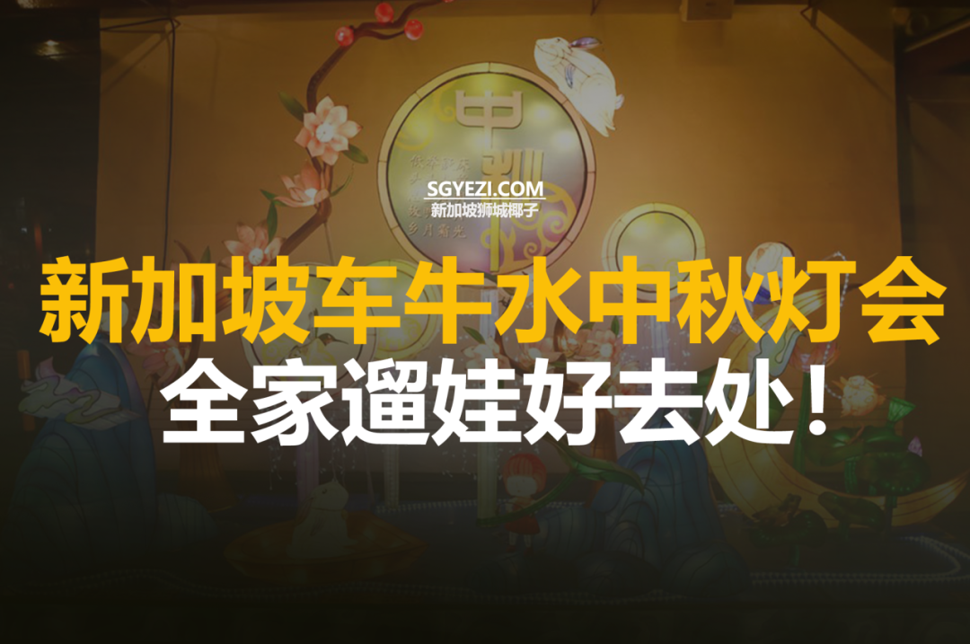 2025年新加坡牛车水中秋节：璀璨灯光庆祝佳节