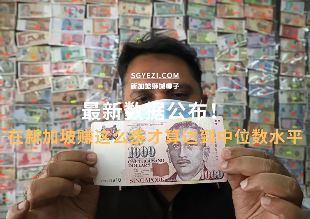 最新公布！在新加坡每个月赚这么多钱，才算“没拖后腿”？！