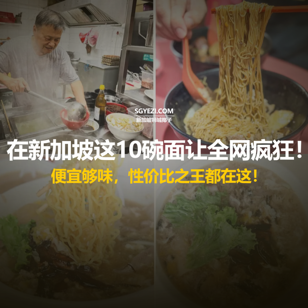 新加坡十大最佳肉脞面—Tai Wah Pork、Ru Ji Kitchen等