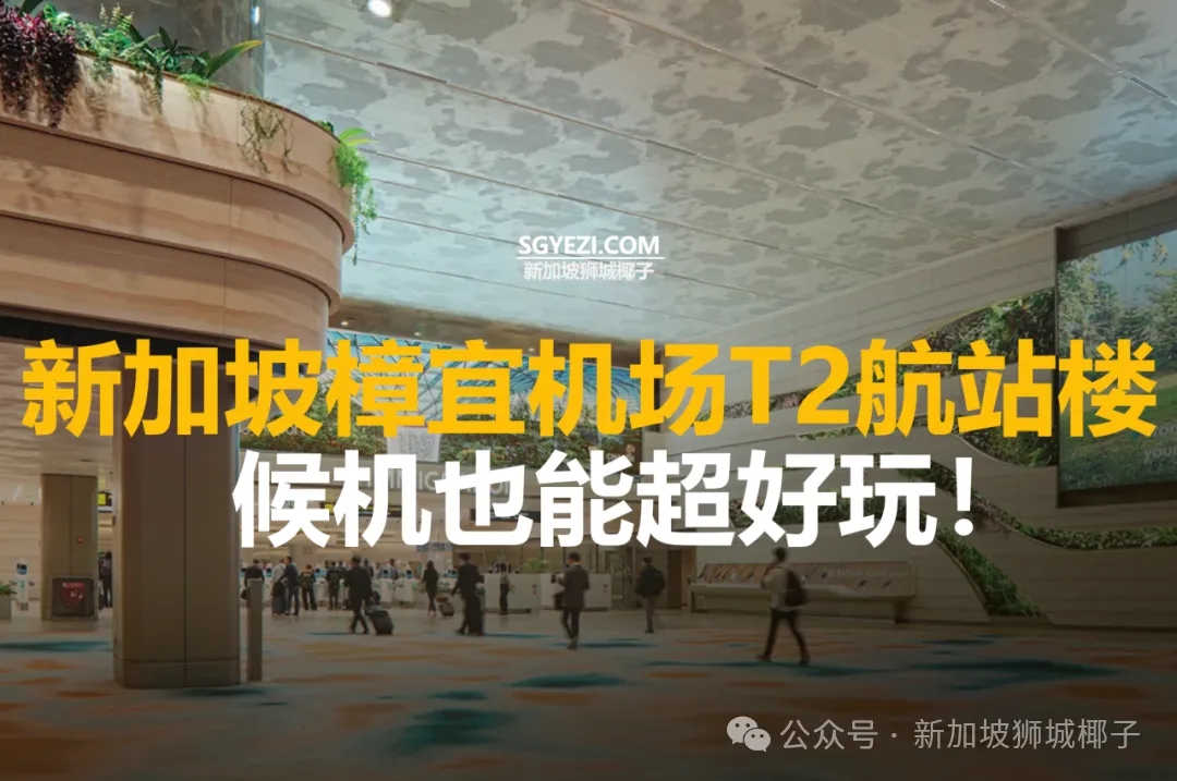 新加坡樟宜机场T2航站楼，候机也能超好玩!
