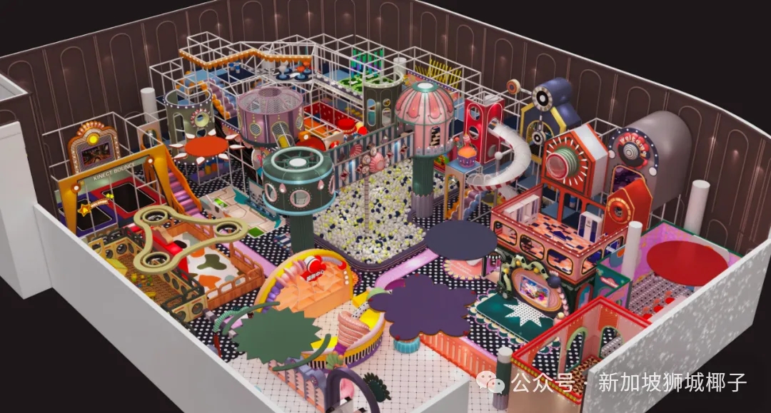 1大1小报名免费玩！新加坡800平超大室内游乐园！