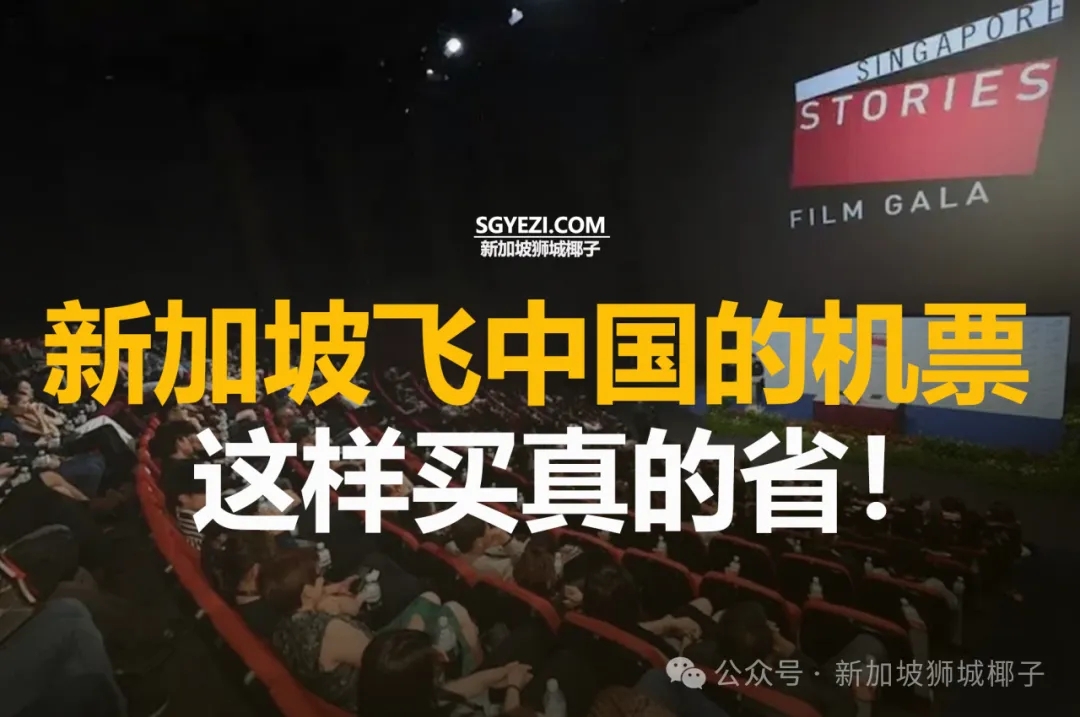 新加坡飞中国的机票，这样买真的省！