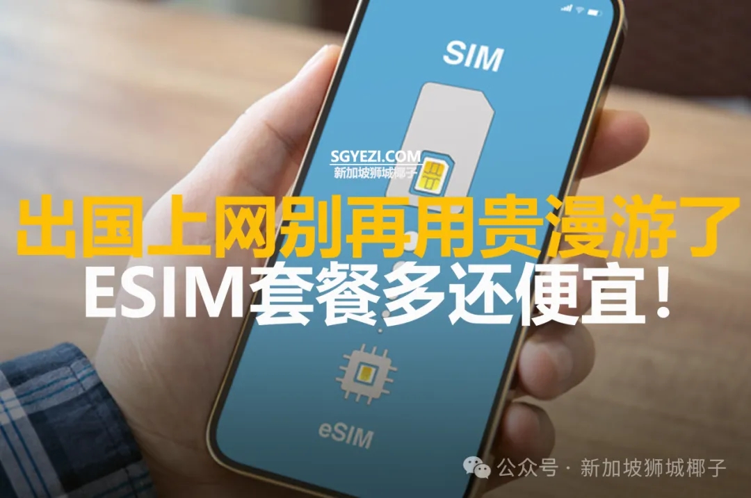 出境游的数据漫游eSIM推荐