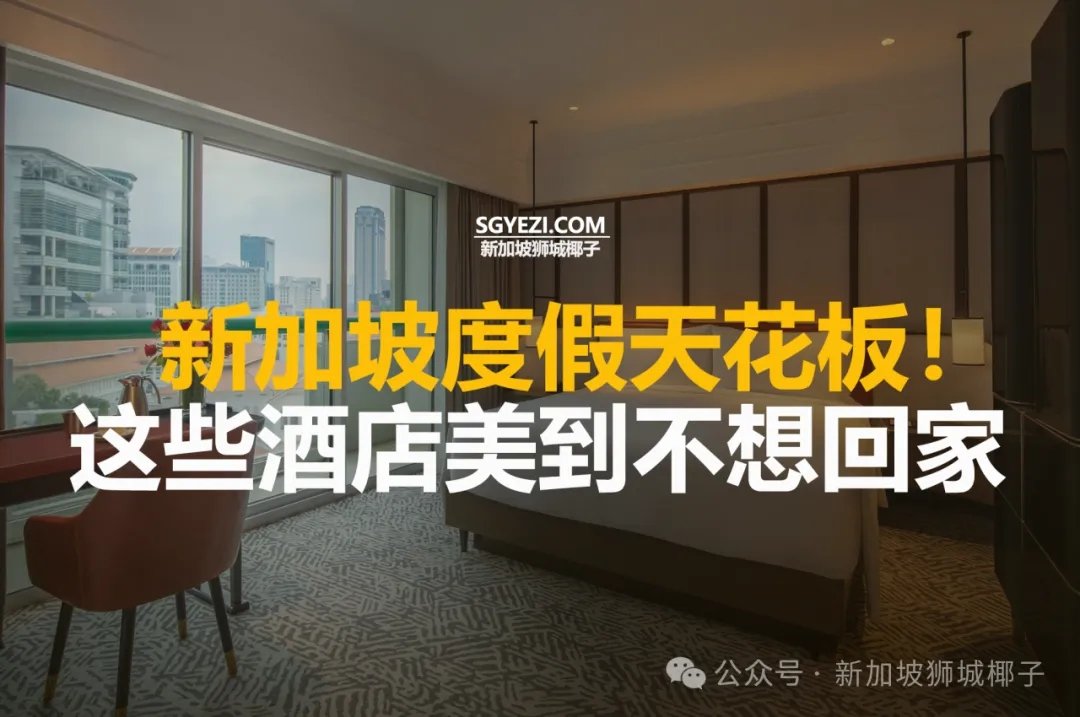 新加坡度假天花板！这11家酒店美到不想回家