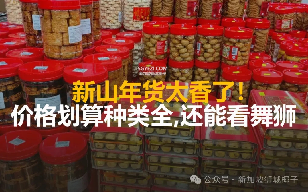 新加坡过关即达：到新山扫年货别错过这7大市集，春节省一半钱~