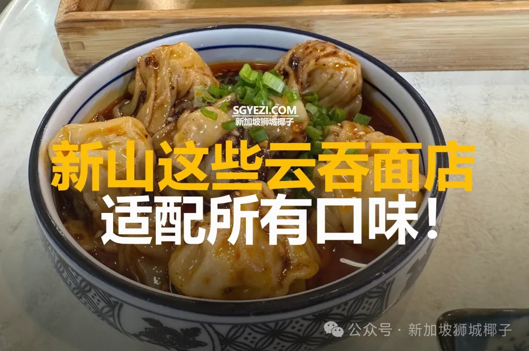 新山最好吃的10家云吞面，周末必冲！