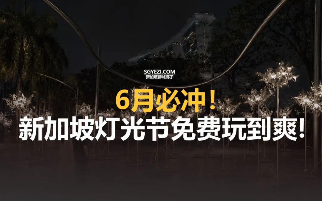 整整一个月！新加坡这个节日可免费畅玩~