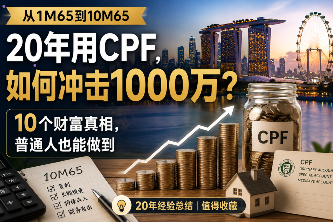 65岁有1000万新币！一位新加坡人的20年赚钱秘诀，全在这10条里